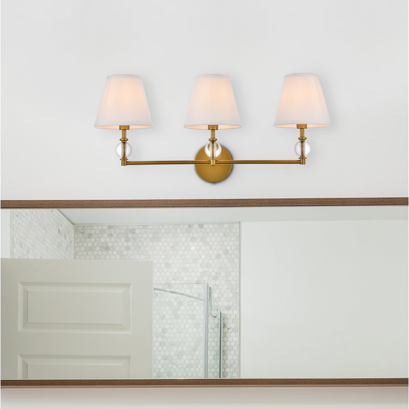 Applique murale articulée Adriao, Laiton, Une lumière, H 12,5 po x l 8,5 po x P 7 po