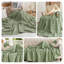 Jeté de lit en coton et viscose tissés gaufrés-120941697-120941702