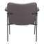 Fauteuil 31 po en similicuir brun et noir