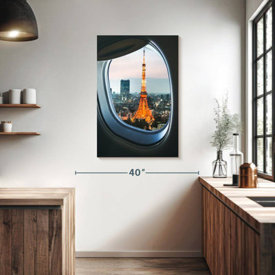 Vue de la fenêtre de la tour Aime Aime