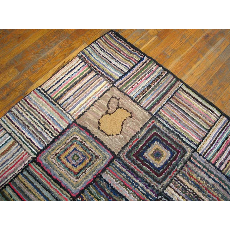 Wool Geometric Area Rug