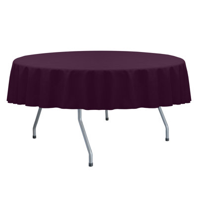 Solid Color Round Tablecloth
