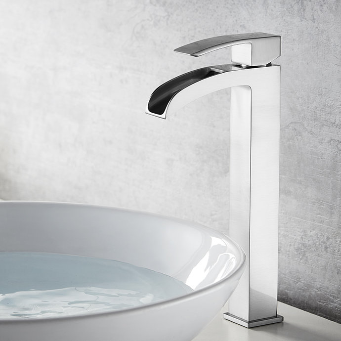 Belair Single-handle Bathroom Faucet, Brushed Nickel