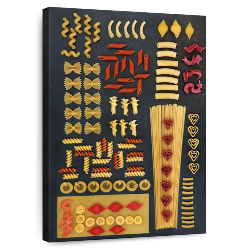 Yarlin Italian Colored Pasta, 36" H x 24" W