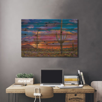 Leiston " Southern Arizona Evening " Print