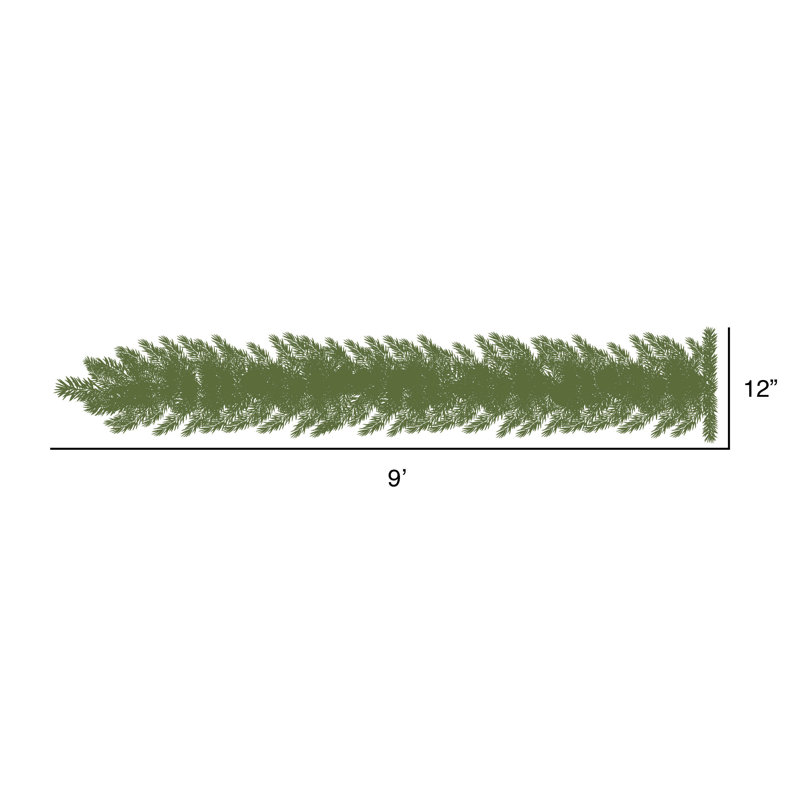108'' in. Lighted Faux Mixed Assortment Garland