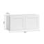 Armoire murale standard blanche Shaker de l 30 po x P 12 po x H 18 po Homeibro Cozy Design-927361945-927042984
