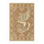 Tapis oriental classique beige et beige lavable à la machine Osazee Hippogriff-2089865190