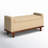 Luker 46.2" W Upholstered Tufted Storage Bench with Solid Wood Legs-2051996010