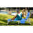 Adjustable 5 White+Blue Tanning Chair With Face And Arm Holes, 31 Folding Chaise Lounge For Pool, Beach, Camping - Frame, Soft Pad, Side Pocket Deck,-1218325885