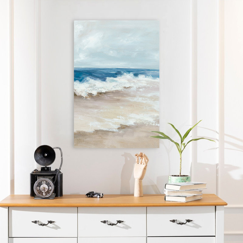 Océan et vagues, rivage, art des rêves, H 24 po x l 16 po