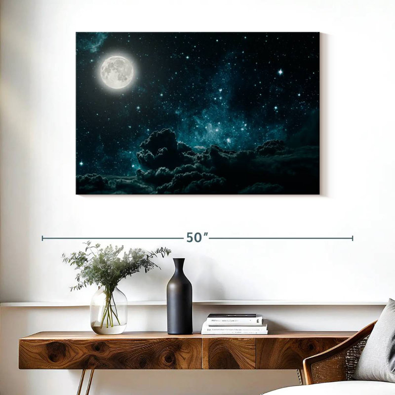 Oberle Galaxy Moonlight, 26" H x 39" W