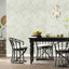 Chaise avec accoudoirs rembourrée en coton Ferryhill-800058220