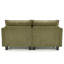Canapé moderne en chenille vert moderne, canapé compact à 2 places avec deux ports de chargement USB et poches latérales, petit canapé pour chambre, bureau, appartement.-131141844