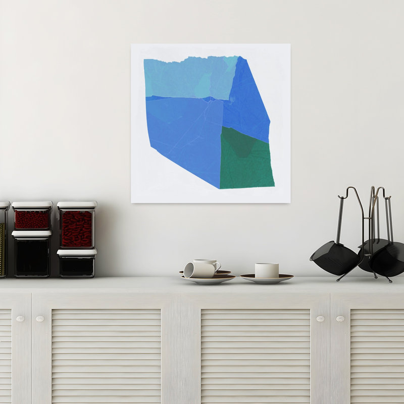 Cobalt Plane II by PI Studio - Wrapped Canvas Print, 45.72 cm H x 45.72 cm W
