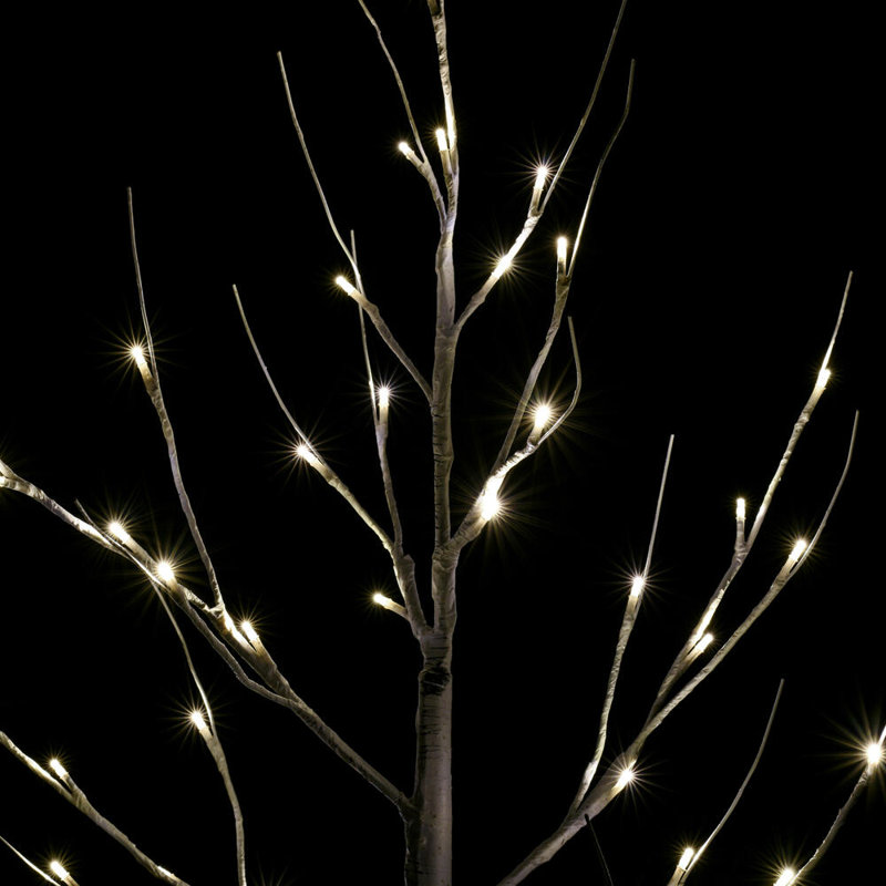 Vickerman LED White Birch Twig Tree 36' Lighted Artificial Christmas Tree