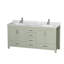 Sheffield 72" Double Bathroom Vanity Set-1243806633-1243806645