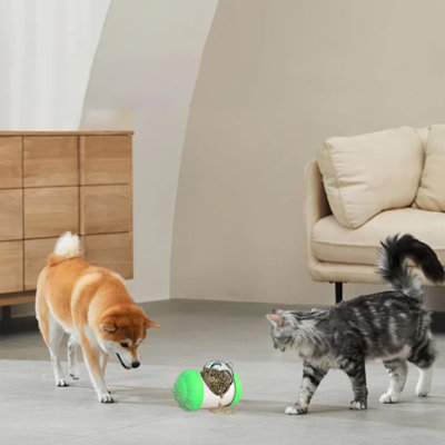 Food Dispenser Dog Toys Tumbler Interactive Chasing Toys Improve IQ