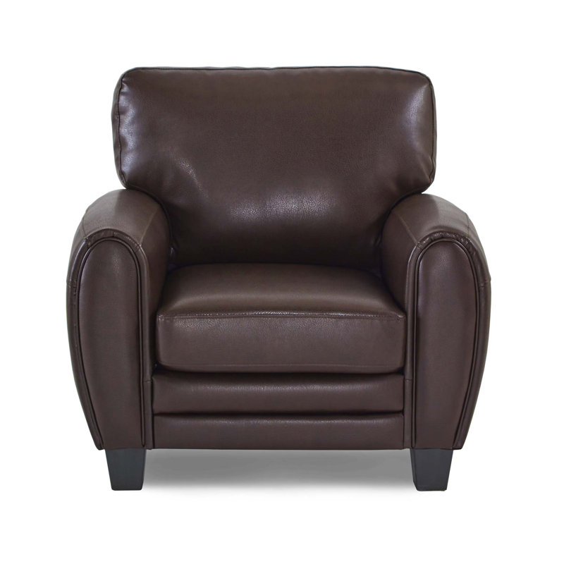 Fauteuil pivotant au design d'inspiration rétro et au confort du similicuir