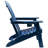HDPE Folding Adirondack Chair With Cup Holder,Weather-Resistant, Low Maintenance,Supports Up To 400Lbs,,3Pack-2109305233