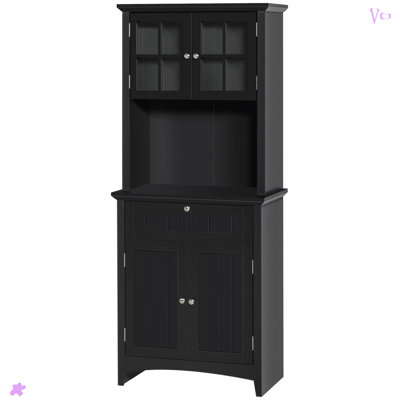 Élégant buffet avec huche, armoire de rangement pour garde-manger