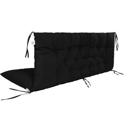 Porch Swing Replacement Seat Cushions, 2-3 Seater Bench Cushions for Outdoor Furnitur with Backrest