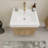 23.6" Wall-Mounted Single Bathroom Vanity Set-70381348