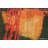 Scandinavian One-of-a-Kind Rectangle 9' X 13'7" 1970s Area Rug in Green/Orange