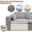 155'' Cloud Compression Sectional Couch-1477741031
