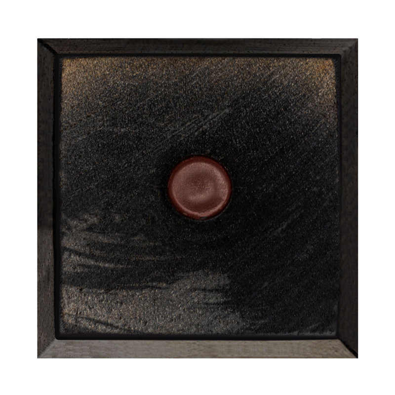 Espresso Solid Hardwood Square Bun Foot Set with Insert Nuts