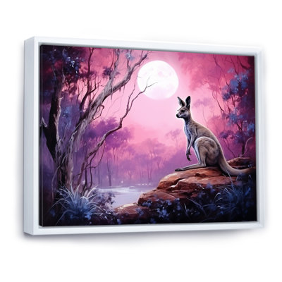 " Moonlight Kangaroo Landscape I "