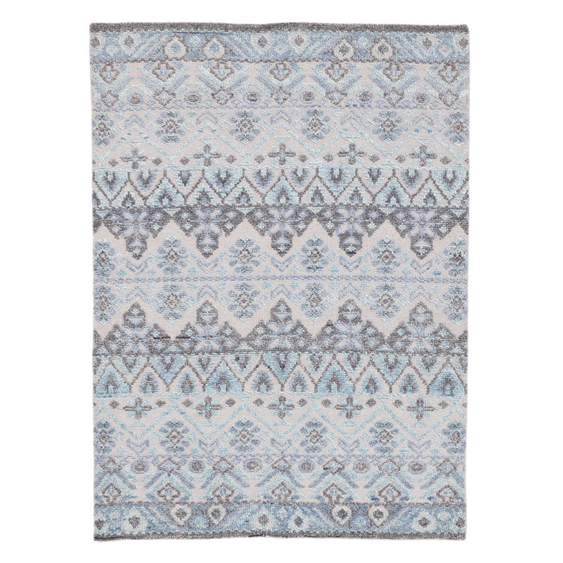 Tangier  Blue Rug 5'5" x 7'6"