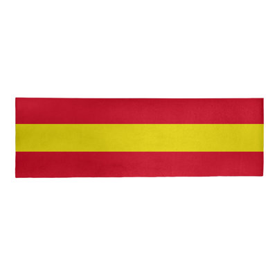 Tapis rouge à rayures de hockey national