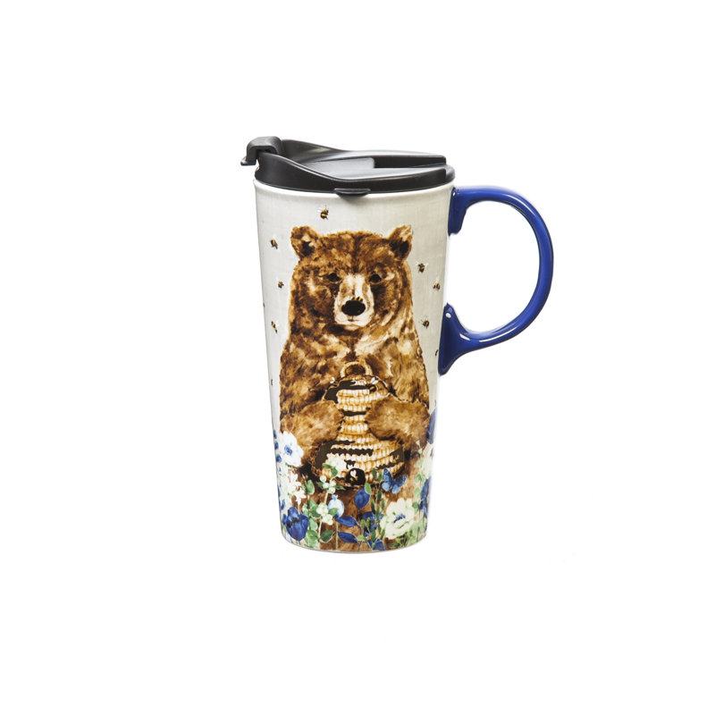 Red Barrel Studio® Ceramic Travel Mug
