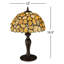 Agata 19.5" Table Lamp