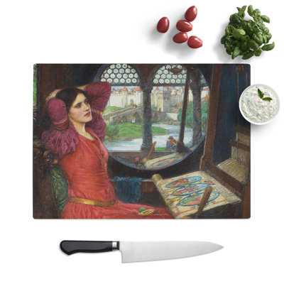 The Lady of Shalott by John William Waterhouse Chopping Board