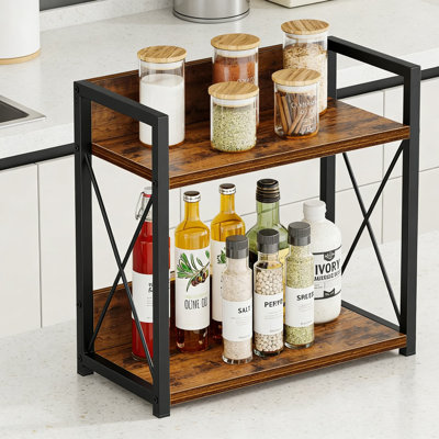Two Layer Spice Rack Storage Box