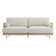 Ahlea 78.75''W Natural Cane Upholstered Sofa