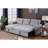 Upholstered Pull Out Sectional Sofa With Chaise-1423282249
