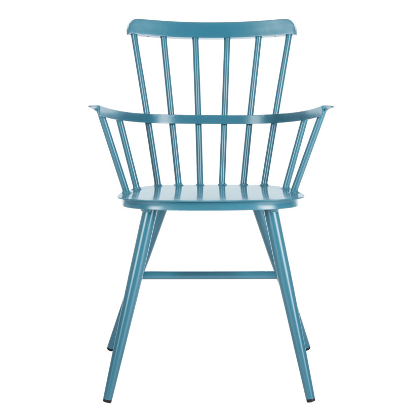 Clifton Outdoor Dining Side Chair, Matte Navy Blue