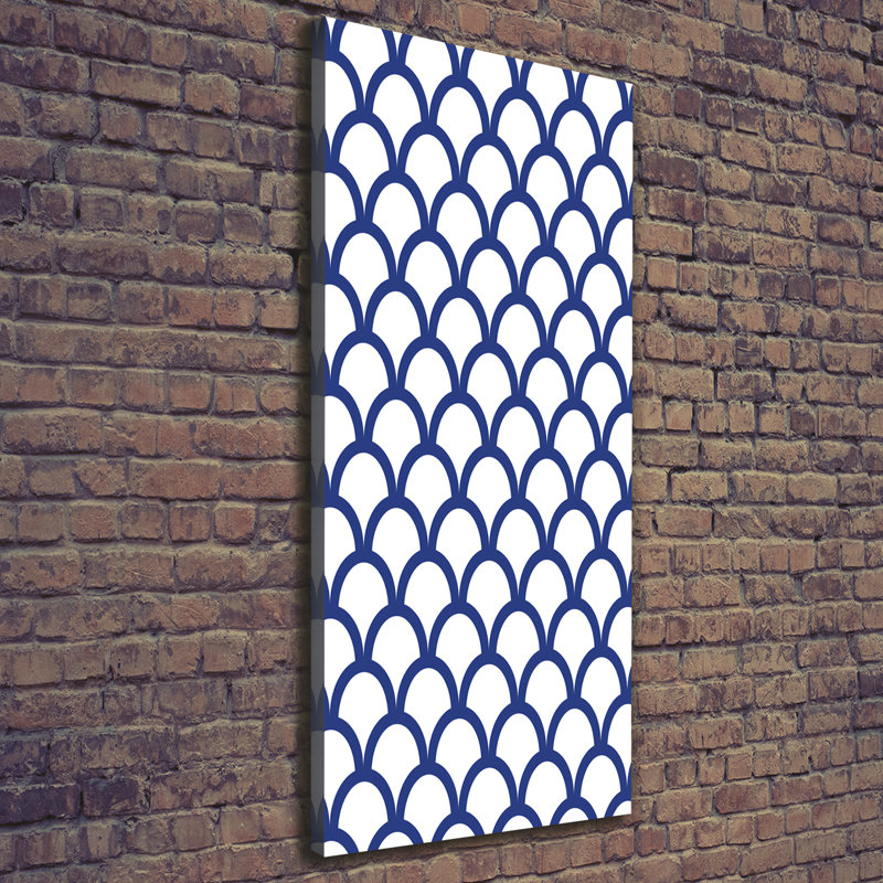 Marinistic Background - Wrapped Canvas Print