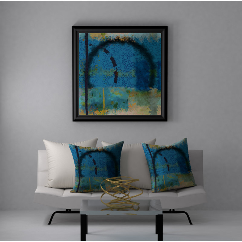 Abstract Throw Pillow, 20" x 20"