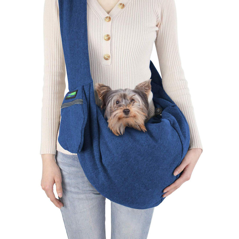 Sac de transport Goopaws Comfy Sling, Marine
