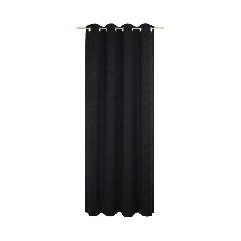 Garrity Cotton Blend Room Darkening Curtain Single Panel, 220cm H x 142cm W