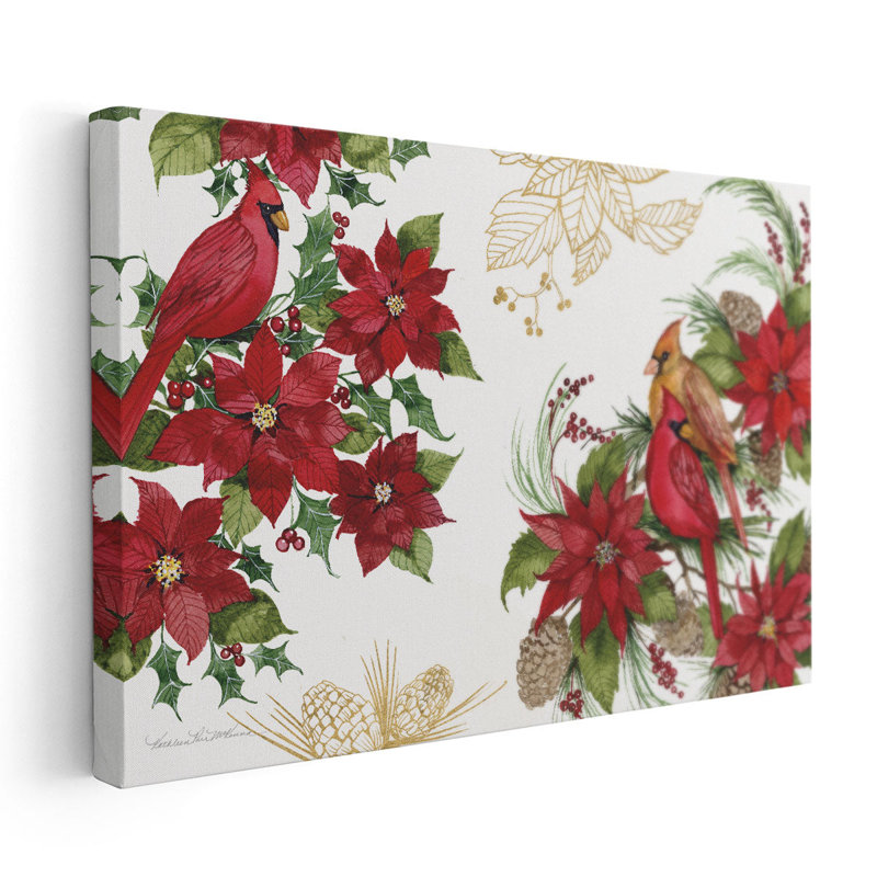 Holiday Happiness VII - reproduction d'art sur toile, H 32 po x l 48 po