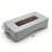 Qeven Modern 56" Rectangular Propane Fire Pit Table with 50,000 BTU Concrete Finish and Lava Rock Set-126227836