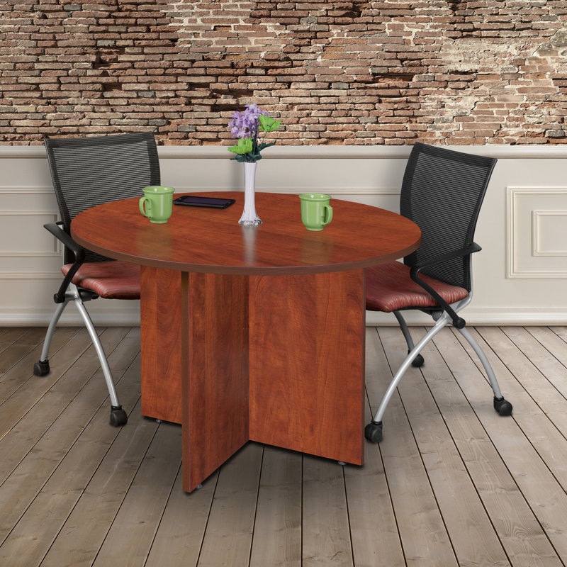 Table de conférence Nikkisha, Gris, 29" H x 42" L x 42" W