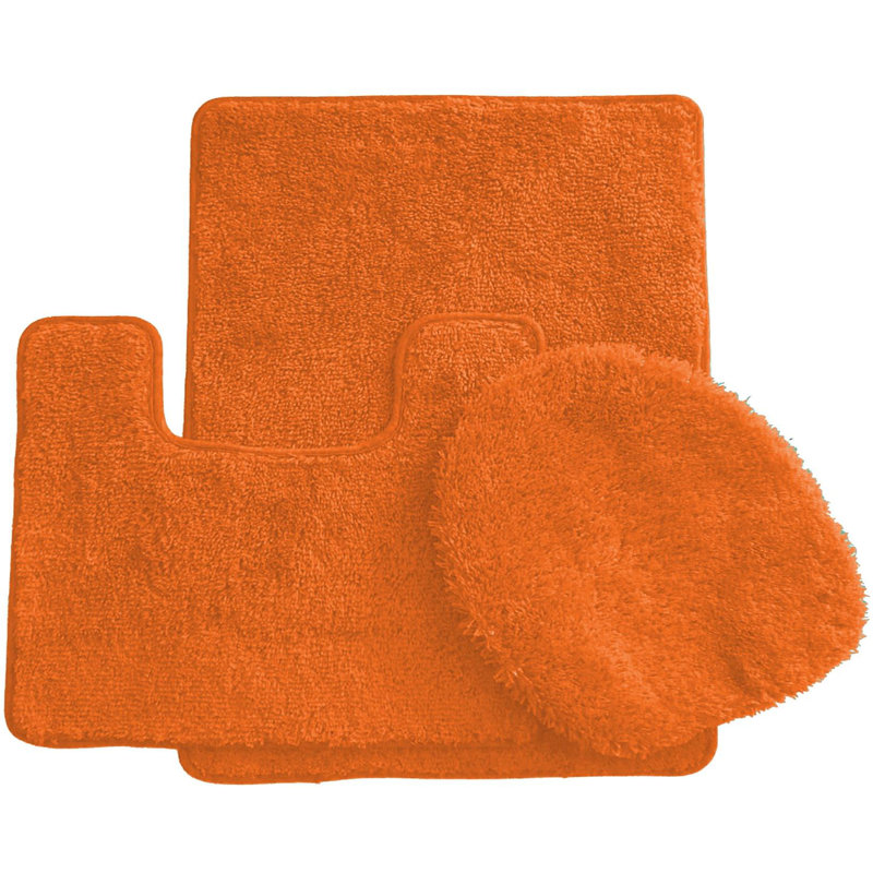 Ensemble de tapis de bain Mckeel, Orange