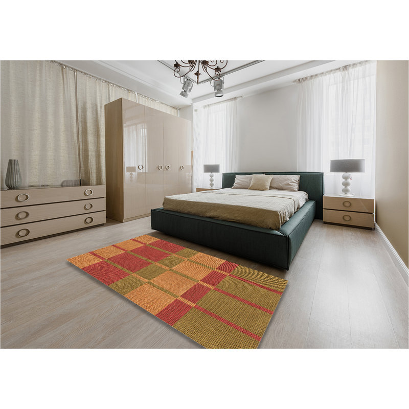 Geometric Indoor Rug, Rectangle 6' x 9'
