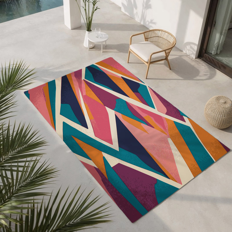Tapis intérieur et extérieur Plasma Spectrum, Rectangulaire 3 pi x 5 pi